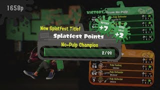 Splatoon 2 Octo Expansion DLC  NA amp EU Splatfest June 22th  Reaching NoPulp Champion [upl. by Ramah106]