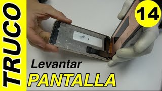 CURSO DE REPARACIÓN de CELULARES 14 Técnica para LEVANTAR Cualquier PANTALLA [upl. by Kcinomod]