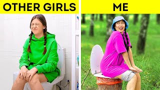 DIY OUTDOOR TOILET 🚽  Genius Restroom Hacks To Avoid Awkward Moments [upl. by Berky]