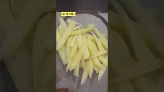 French fries recipe easy way to make French fries at home shorts viral frenchfries [upl. by Lednyc]