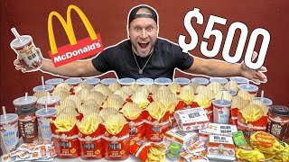 500 McDONALDs CHALLENGE [upl. by Acie157]