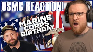 Royal Marine Reacts To Marine Corps Birthday  The Most Underrated American Holiday [upl. by Annoda]