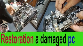 Restoration a damaged pc Renew 10 Year old emachines PCold desktop computer [upl. by Costanza]