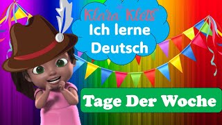 Deutsch  Tage der Woche Dae van die Week [upl. by Schurman357]