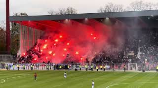 KFC Uerdingen  MSV Duisburg  Pyro kfcmsv [upl. by Ahseym94]