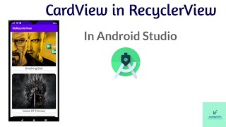 Lecture 27  How To Use CardView in Recyclerview [upl. by Kreis930]