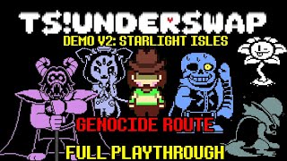 TSUNDERSWAP V2 STARLIGHT ISLES GENOCIDE FULL PLAYTHROUGH FANGAME  No Commentary  Secrets [upl. by Weil]