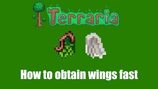 How to Get Fledgling amp Leaf Wings  Terraria  Quick Tutorial [upl. by Yraht]