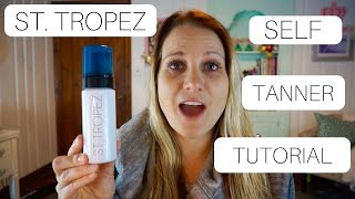 St Tropez self tanner tutorial [upl. by Terr45]