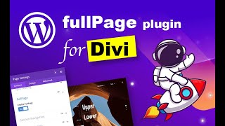 fullPagejs for Divi  WordPress Intro [upl. by Ayoj438]