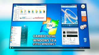 TRANSFORMAR WINDOWS 1011 EN WINDOWS 7 LEGENDARIO [upl. by Dee]