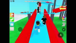 Playing the floor is lava roblox [upl. by Karie]