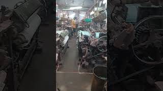 Textile power loom weaving processtrandingshorts power loom youtubeshorts sumantkumar [upl. by Corissa]