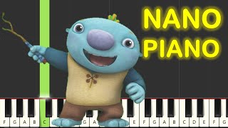 WallyKazam Intro Theme Piano Tutorial [upl. by Alyss551]