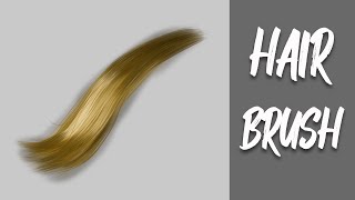 Create Hair brush photoshop [upl. by Steen26]