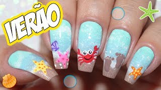 UNHAS DECORADAS PARA O VERÃO 2018 ‹ Unhas da Lalá › [upl. by Sama748]