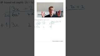 Expand and Simplify 🧮  Q15 Nov 2019 Paper 2H maths gcse algebra simplification gcsemaths [upl. by Matthias533]