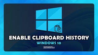 How To Open The Clipboard in Windows 10  Copy And Paste History Windows 10 [upl. by Tama]