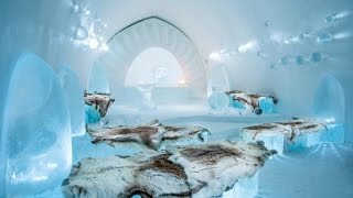 THE AMAZING ICE HOTEL IN SWEDEN Jukkasjärvi [upl. by Oiramej]