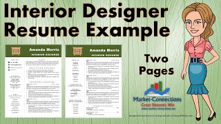 Interior Designer Resume Example [upl. by Yelyac808]