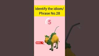 Identify the Idiom phrase No28 quiz englishquiz [upl. by Noraed]