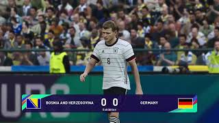 PES 2021 Gameplay  Bosnien und Herzegowina  Deutschland  Nations League 2024 [upl. by Pucida663]