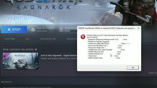 Fix God of War Ragnarok Insufficient VRAM or Required D3D12 Error [upl. by Felty]