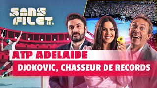 🎾 ATP Adélaïde  Novak Djokovic chasseur de records  Tennis [upl. by Gean]