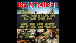 THE TROOPER  IRON MAIDEN  Lyrics [upl. by Grubman117]