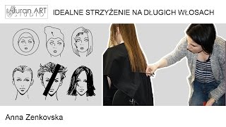 Podstawy strzyżenia włosów długich  Anna Zenkovska [upl. by Grassi]