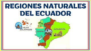 REGIONES 🇪🇨 🥰 NATURALES DEL ECUADOR [upl. by Ichabod506]