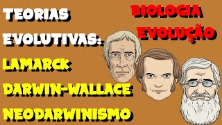 TEORIAS EVOLUTIVAS Lamarckismo Seleção Natural e Neodarwinismo  EVOLUÇÃO  BIOLOGIA [upl. by Irtemed270]