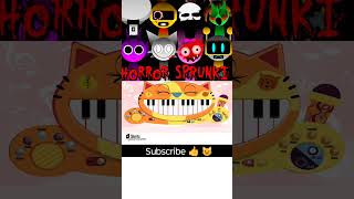 Horror Sprunki  But On Cat 😺 Piano shorts [upl. by Alisia]