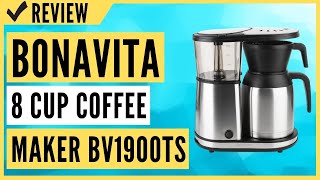 Bonavita 8 Cup Coffee Maker BV1900TS with Thermal Carafe Review [upl. by Lawtun]