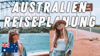 AUSTRALIEN REISEPLANUNG I Tipps Budget Reiseroute amp ALLES was du wissen musst Reiseführer Urlaub [upl. by Halli]