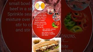 The Authentic Philly Cheese Steak Recipe A Taste of PhiladelphiaGrabngo concessions [upl. by Neyr478]