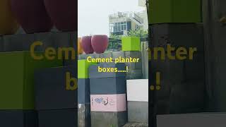 Cement planter boxesplanter planter box garden landscape [upl. by Sicular]