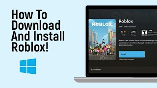 How to Download and Install Roblox on Windows PCLaptop LATEST VERSION [upl. by Alym227]