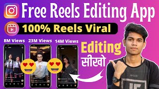 Best VIDEO EDITING Apps For Instagram Reels  Instagram Reels Aesthetic Video Editing  Reels Hindi [upl. by Reitman]