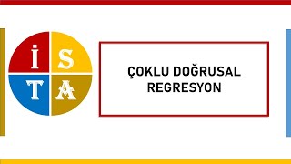 REGRESYON ANALİZLERİ ÇOKLU DOĞRUSAL REGRESYON [upl. by Sualocin]