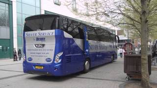 LEGER SILVER SERVICE VDL COACH L3HCR ON DISPLAY IN BIRMINGHAM 170513 [upl. by Akerdnahs]