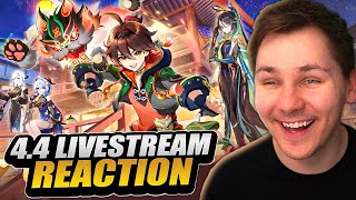 This Genshin Impact Update Is INSANE  44 LIVESTREAM REACTION [upl. by Murrah]