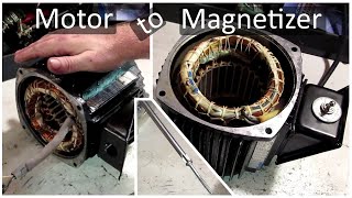 Gutted Electric Motor Into Magnetizer  Demagnetizer [upl. by Anileba]