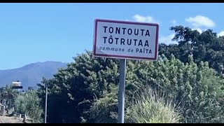 Driving 🏝️New Caledonia🏝️ TONTOUTA Noumeas airport town [upl. by Nibram]