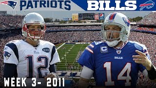 The Legend of FitzMagic is Born Patriots vs Bills 2011  NFL Vault Highlights [upl. by Einaeg]