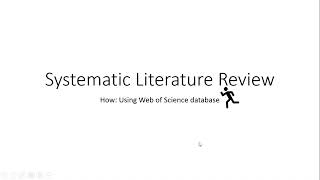 Systematic Literature Review Part 2 [upl. by Geithner485]