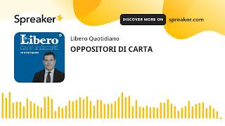 OPPOSITORI DI CARTA [upl. by Stokes]