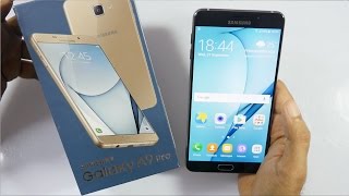 Samsung Galaxy A9 Pro Phablet Unboxing amp Overview [upl. by Lodge]