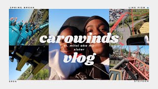 amusement park carowinds vlog  steyeuh [upl. by Retsof220]