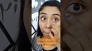 Colour Correction Tutorial step by stepBeginners friendly makeup makeuocorrection kajalmakeover [upl. by Nicolea821]